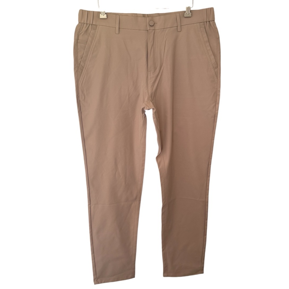 Jack Archers’ tan chinos